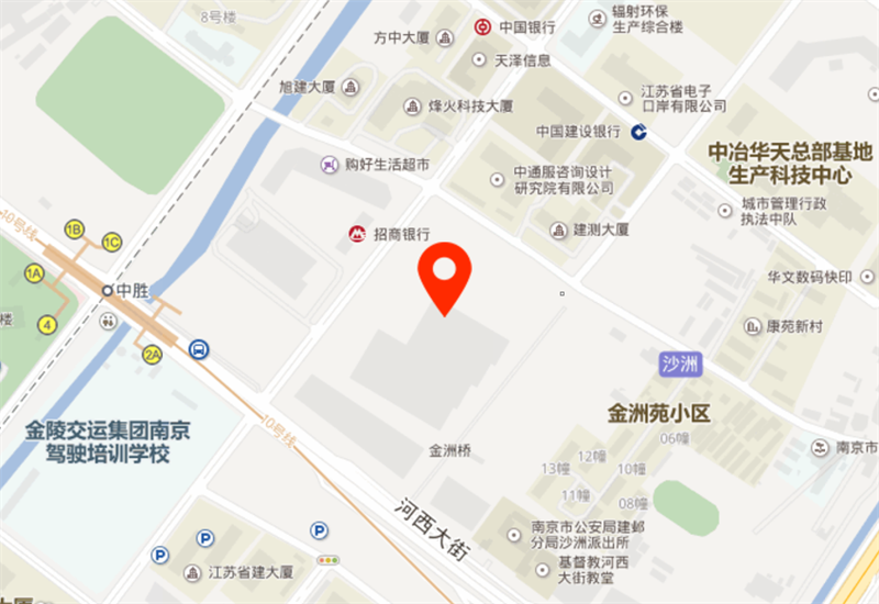 龙湖南京河西天街（龙湖时代中心，龙湖时代上城）地图位置